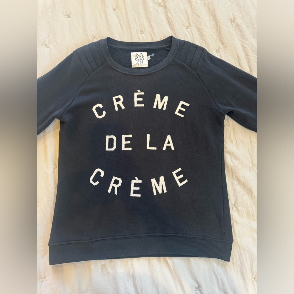 Zoe Kassen Crème de La Crème sweater size Small